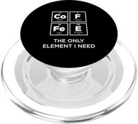 CAFFÈ L'unico elemento di cui ho bisogno Divertente tavola periodica scientifica PopSockets PopGrip per MagSafe