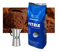 CAFFE MACINATO 1 Kg. Vitale Caffè miscela DECAFFEINATO Crema di Pregiata Arabica