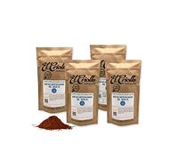 Caffè Macinato Decaffeinato Acqua - Café El Criollo® | Caffè Gourmet 100% Arabica e Tostatura Naturale | Confezione da 4x250 gr (1kg)