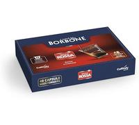 Caffè Miscela ROSSA RED, 192 Capsule BORBONE Compatibili Caffitaly System, Gusto Intenso e Cremoso, Formato Scorta -DD-