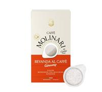 Caffe Molinari Cialda Caffè Aromatizzato al Ginseng - 1 Astucci 18 Cialda Compostabile Filtro Carta 44mm (18, GINSENG)
