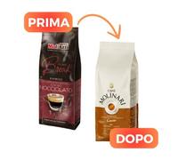 Caffe Molinari Macinato Moka Aromatizzato con Estratto di Cacao 2 Kg