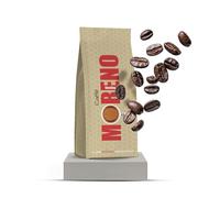 CAFFE' MORENO - 1 Kg di Caffè in Grani, Miscela Vending - Caffè in Grani di Alta Qualità, Gusto Intenso e Aroma Unico (1 Kg, Vending)