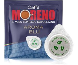 CAFFE MORENO | 300 CIALDE AROMA BLUE | 2 PACCHI DA 150 |