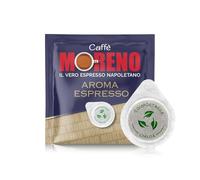 CAFFE' MORENO - 300 Cialde Caffè Compostabili, Compatibili con Macchina Caffè Cialde Sistema ESE44mm, Gusto Forte e Corposo, Cialda da 7g, Aroma Espresso Bar