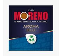CAFFE' MORENO 300 CIALDE IN CARTA ESE 44MM ESPRESSO BLU AROMA