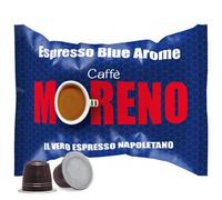 CAFFE' MORENO 400 CIALDE CAPSULE MISCELA ESPRESSO BLUE AROME COMPATIBILITA' NESPRESSO
