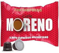 CAFFE' MORENO 500 CIALDE CAPSULE MISCELA TOP ESPRESSO COMPATIBILITA' NESPRESSO