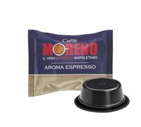 CAFFE’ MORENO - Box 100 Capsule Moreno Mio, Compatibili con Macchine da Caffè Lavazza* A Modo Mio*, Miscela Aroma Espresso Bar, Gusto Forte e Corposo, Carico di Energia, 7g per Capsula