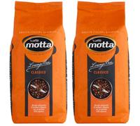 CAFFE' MOTTA Caffe in Grani 2 kg, Chicchi di Caffè Qualità Lounge Bar Espresso Classico Miscela Arabica e Robusta, Made in Italy (2 Confezioni da 1 kg)