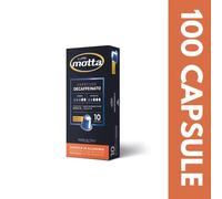 CAFFÈ MOTTA Capsule Compatibili Nespresso Espresso DECAFFEINATO 100 Capsule in Alluminio