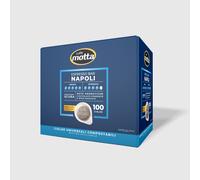 Motta - 100 Cialde ESPRESSO BAR NAPOLI Napoletano Caffè Espresso Tostatura Scura