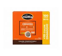 Caffè Motta Espresso Cremoso - 100 Cialde Compostabili