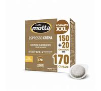 Caffè Motta Formato XXL miscela Espresso Crema 150 Cialde + 20 Omaggio