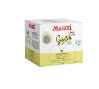 Caffè Musetti, 50 Cialde Miscela Gentile, Intensità 3/5 con Note di Agrumi e Mandorle, Qualità 100% Arabica, dal Gusto Delicato e Aromatico, Retrogusto Ricco e Persistente