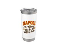 Caffè Napoli Amore Sole Stile Italiano Bicchiere termico in acciaio inox doppia parete