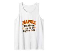 caffè Napoli Amore Sole Stile Italiano Canotta