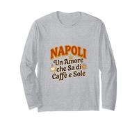 caffè Napoli Amore Sole Stile Italiano Maglia a Manica