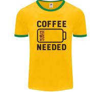 Caffè Necessario Divertente Addict Uomo Ringer