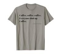 caffè Nero Tutti Zitti Giapponese Haiku Minimalista Maglietta