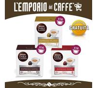 Caffè Nescafè Sistema Dolce Gusto 96 Capsule Cialde Napoli-Milano-Roma A SCELTA (6 BOX DA 16 CPS)