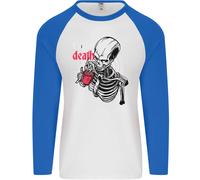 Caffè O Death Skull Uomo L/S Baseball T-Shirt