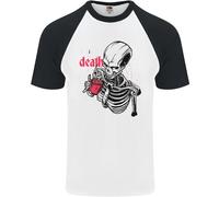 Caffè O Morte Skull Maglietta Baseball S/S Uomo