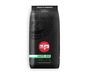 Caffè Pascucci | Caffe In Grani Per Macchina Espresso Moka E Caffè Filtro Miscela Bio Tostatura Chiara Caffe In Grani 1 Kg Pacchetto Salva Aroma Chicchi Caffe Torrefatti Per Espresso Intenso