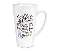 Caffè Perché It's Anche Inizio Per Gin 483ml Grande Latte Tazza - Funny Scherzo