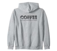 caffè perché l'adulto è Difficile Felpa con Cappuccio