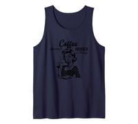 Caffè perché omicidio è sbagliato stile retrò Canotta