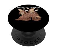 Caffè poi Pangolini Pangolin PopSockets PopGrip Adesivo