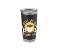 Caffè prima cheerleading Coach Coffee Lover Cheerleader Bicchiere termico in acciaio inox doppia parete