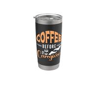 Caffè prima del caregiver professionale Amante del caffè Badante Bicchiere termico in acciaio inox doppia parete