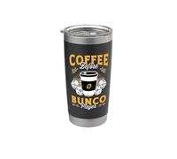 Caffè prima del giocatore di Bunco di Bunco di gioco d'azzardo dell'amante del caffè Bicchiere termico in acciaio inox doppia parete