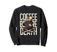caffè Prima della Morte (Dichiarazione Divertente & Grafica) Felpa