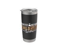 Caffè prima dell'asilo nido Amante del caffè Assistente all'infanzia Bicchiere termico in acciaio inox doppia parete