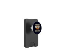 Caffè Prima Sicurezza Terza Divertente Citazione Caffeina PopSockets PopWallet per MagSafe