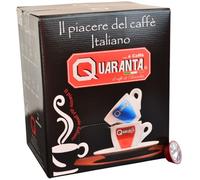 Caffè Quaranta, Miscela Classica - 100 Capsule - Compatibili con le Macchine ad uso domestico per Lavazza A Modo Mio