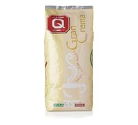 Caffè Quaranta, Miscela Gran Crema, Grani per Espresso 1 kg, 100% Robusta Indiana, Gusto Intenso e Corposo, Crema Ricca e Persistente, Chicchi a Tostatura Scura