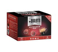 Caffè Roma compatibile con Bialetti, 72 Capsule in Alluminio, Formato Risparmio - 1 Box da 72
