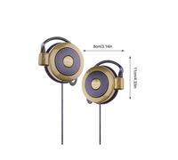 (Caffè)Shini S-520 3.5mm Stereo Mp4 Gancio Auricolare Gioco Sport Tempo Libero Cellulare Universale Gancio Auricolare