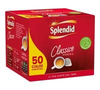 Caffè SPLENDID Miscela Espresso CLASSICO - 100 Cialde Filtrocarta ese44-2 Confezioni da 50 - Intensità 12 - Gusto Deciso e Aroma Tostato -DD-