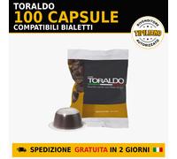 Toraldo - 100 Capsule Bialetti Toraldo Miscela Gourmet (leggi Descrizione Per Compatibilita')