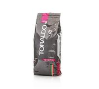 CAFFÈ TORALDO | Caffe in Grani | Caffè in Chicchi Selezionati | Tostato e Torrefatto in Italia | Eccellenza del Caffè Napoletano | (12 Kg, Miscela Rosa)
