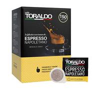 CAFFÈ TORALDO | Cialde ESE 44 | Caffè Selezionato, Tostato e Torrefatto in Italia | Eccellenza del Caffè Napoletano (900 Cialde, Miscela Dek)
