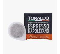 CAFFÈ TORALDO | Cialde ESE 44 | MISCELA CREMOSA | 150 pz | Caffè Selezionato, Tostato e Torrefatto in Italia | Eccellenza del Caffè Napoletano