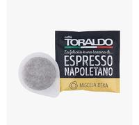 CAFFÈ TORALDO | Cialde ESE 44 | MISCELA DECAFFEINATA | 150 pz | Caffè Selezionato, Tostato e Torrefatto in Italia | Eccellenza del Caffè Napoletano