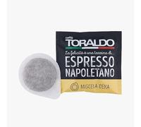 CAFFÈ TORALDO | Cialde ESE 44 | MISCELA DECAFFEINATA | 150 pz | Caffè Selezionato, Tostato e Torrefatto in Italia | Eccellenza del Caffè Napoletano