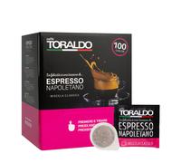 Caffè Toraldo- Cialde Ese 44mm per macchina caffe a cialda Miscela Classica Box da 100 Cialde da 7g macinato fresco